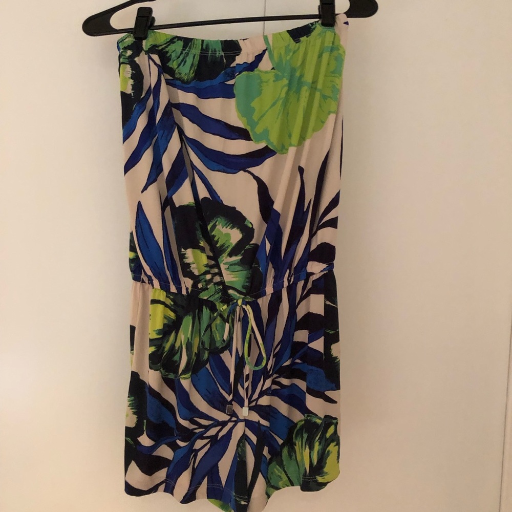 Elan strapless romper beach or pool coverup summer